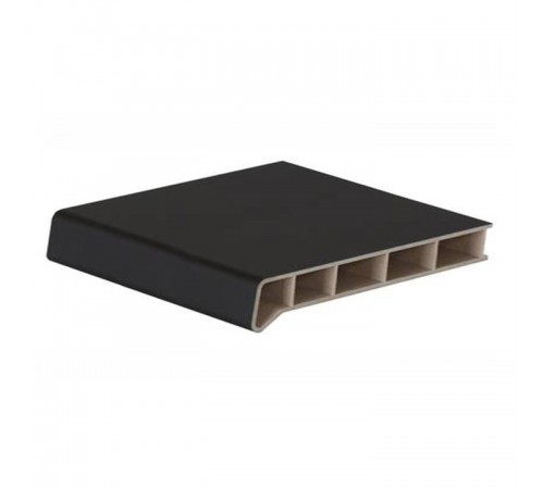 Подоконник Moeller 350*2800 мм, черный ультраматовый (clean-touch)