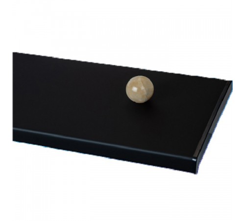 Подоконник Moeller 350*2800 мм, черный ультраматовый (clean-touch)