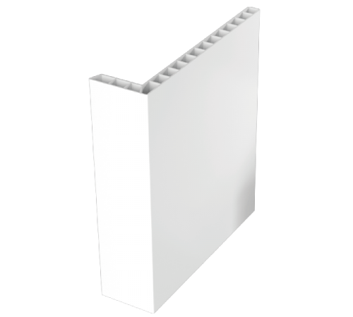 1500x120x35x8мм. 90° Уголок ПВХ