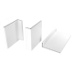 1500x120x35x8мм. 90° Уголок ПВХ