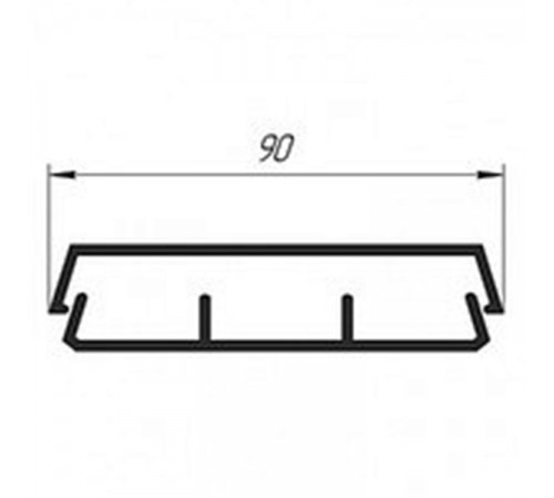Кашированный наличник откоса арт.3009-3010 6м.
