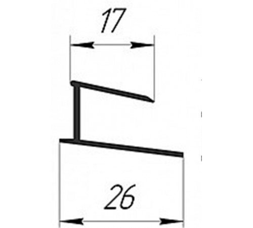 Стартовый профиль 105°