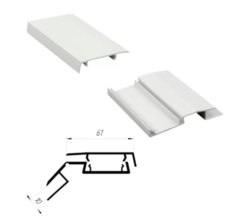 Наличник с крышкой белого цвета – стильное оформление дверей и окон