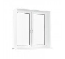 Комплект откосов 1300x1400 до 250 мм. Сэндвич-панель, наличник F-профиль