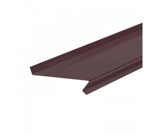 400*1000*1 мм. Отлив коричневый