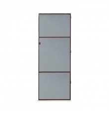 Москитная сетка дверная коричневая МЕТАЛЛ. Полотно  Алюминиевая нить. S42