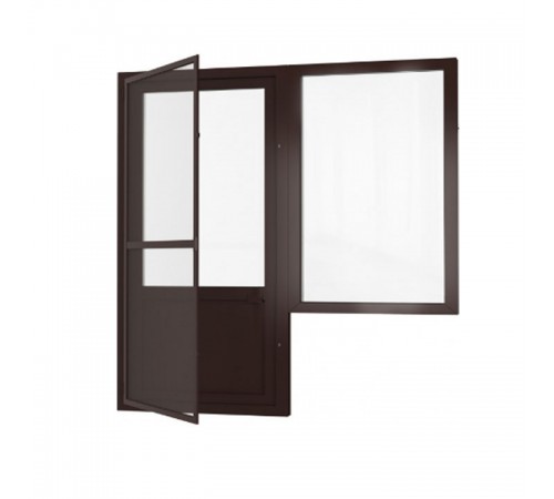 Москитная сетка дверная коричневая  Антипыльца. Полотно Poll Tex. Усиленная.