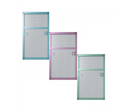 Москитная сетка дверная цветная по RALL АНТИКОШКА. Полотно PET SCREEN. S42