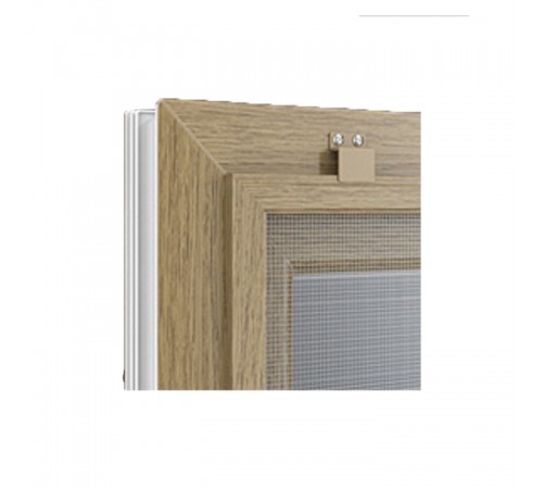 Москитная сетка дверная под дерево "СТАНДАРТ". Полотно "Fiberglass". Усиленная S42.