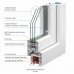 "Элегантное окно для балкона: пластиковый блок размером 2000х2050 мм"