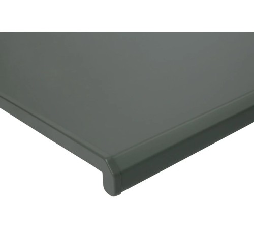 Подоконник DANKE Комфорт. Антрацит #208, ПВХ, гладкая поверхность,  100*1200 мм.