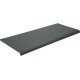 Подоконник DANKE Комфорт. Антрацит #208, ПВХ, гладкая поверхность,  100*1200 мм.