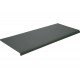 Подоконник DANKE Комфорт. Антрацит #208, ПВХ, гладкая поверхность,  350*2400 мм.