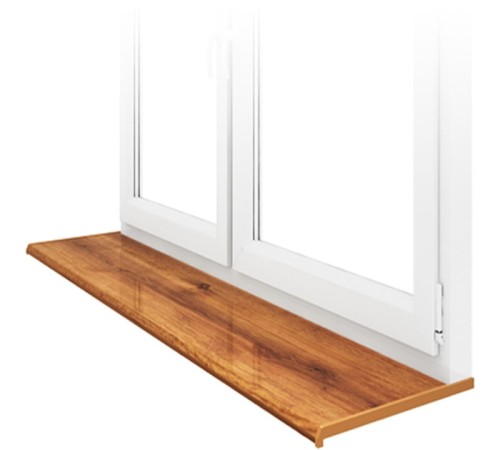 Подоконник ДАНКЕ ПРЕМИУМ 500мм. (2 кап) Lalbero dell'oro – золотой дуб (105)