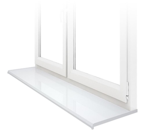 Подоконник Danke Premium 100 мм. Лючидо Бьянко белый глянец — Danke Premium, 100 мм