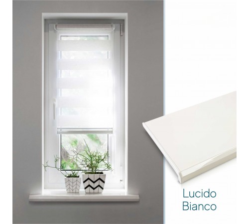 Подоконник Danke Premium 700*2000 мм. Lucido Bianco #101