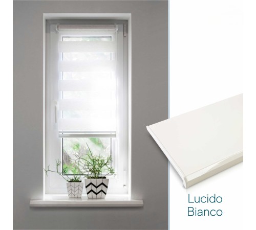 Подоконник Danke Premium 100*1100 мм. Lucido Bianco #101