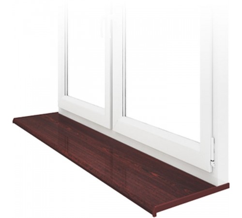 Подоконник Danke Premium 450мм. Mahagony — красное дерево