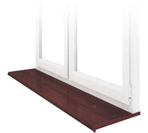Подоконник Danke Premium 450мм. Mahagony — красное дерево