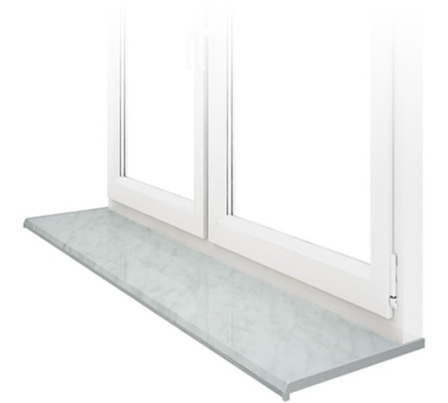 Подоконник Danke Премиум 450 мм. Mramor Classico – серый мрамор — Danke Premium, под мрамор 450 мм