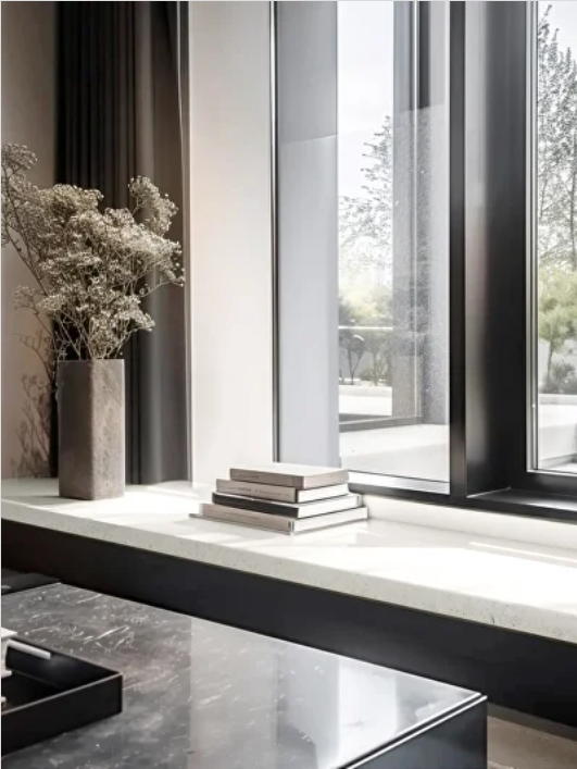 Подоконник Белый мрамор K906