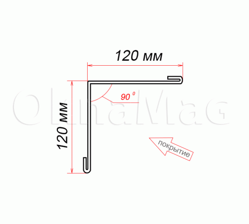  "Идеальный уголок для вашего интерьера: внутренний 120x120x90 гр. из стали" 