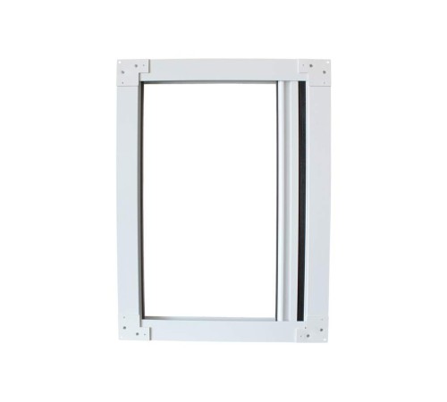 Москитная сетка Плиссе с коричневым профилем и защитой от мошек