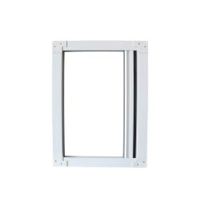 Москитная сетка Плиссе. Цвет профиля антрацит. Антимошка