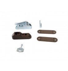 Блокиратор поворота Penkid флажковый с  ключом темно коричневый (детский замок).