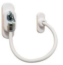 Блокиратор поворота Penkid с тросиком и ключом белый.