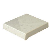 Подоконник Moeller 450мм, каррарский мрамор глянцевый.