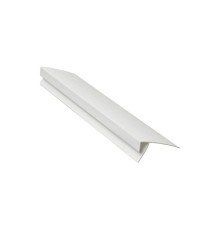 F-профиль конечный 18x60x1 белый
