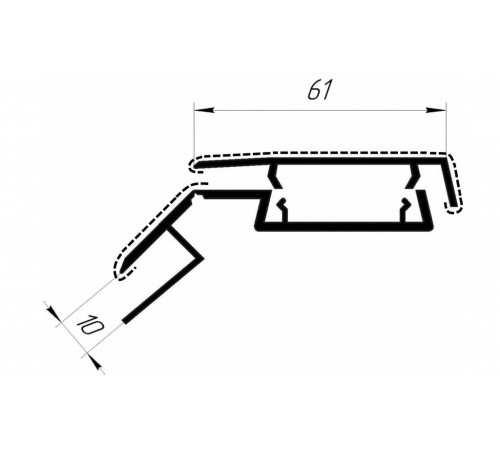 Элегантный наличник с крышкой 3047/3048 6м.: идеальное решение для отделки проемов