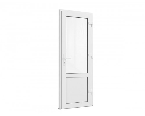 Входная утепленная дверь из ПВХ размером 800х2200