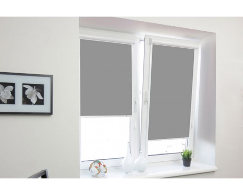 Рулонные шторы на окно, цвет пыльно-серый: стильное решение для вашего интерьера