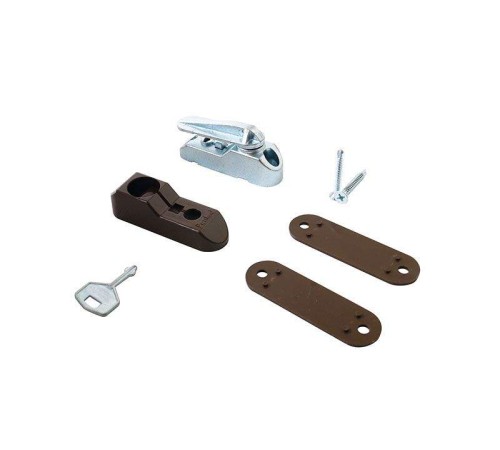 Блокиратор поворота Penkid флажковый с  ключом темно коричневый (детский замок).