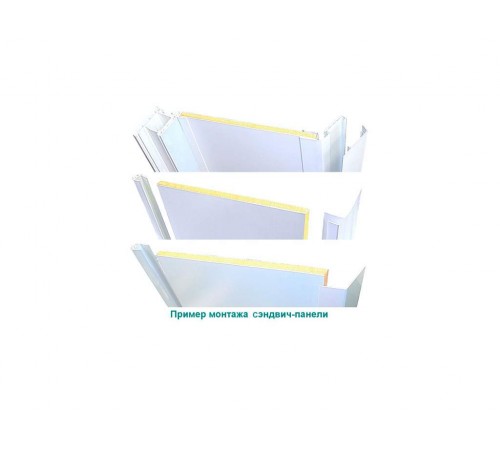 Сэндвич-панель (утепленный откос) 10х1500х3000 мм (0,7х0,7 мм), белый матовый, 2-х сторонний