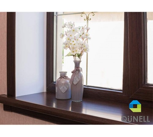 Панель откоса Qunell KNL 600мм, махагон (Renolit 2097-013)