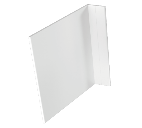 Уголок пластиковый 106×20 мм 105°