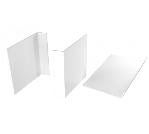 Уголок пластиковый 106×20 мм 105°