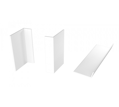 50x18x2мм. (105 град.) Уголок ПВХ кашированный