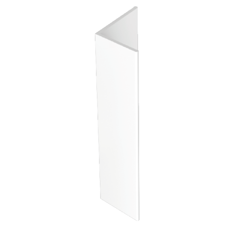 1000*30*50 мм. 105° Уголок ПВХ