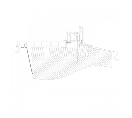 2500*50*18*2мм. 105° Уголок ПВХ