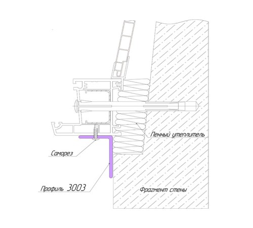 4750*60*25*2 мм 90° Уголок ПВХ