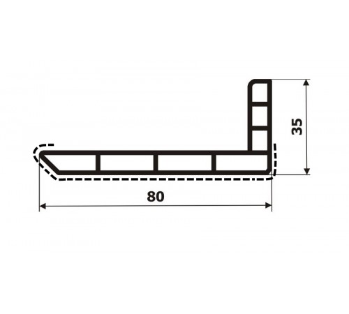 "Эксклюзивная кашированная полка 80х35 снаружи для идеальной отделки"
