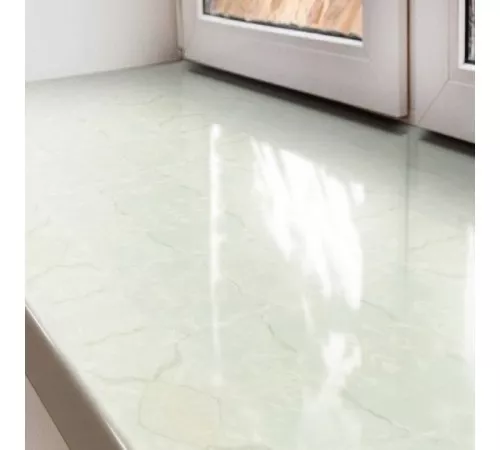 Подоконник Crystallit 100*3000 мм, мрамор глянцевый. Подоконник Crystallit 100*3000 мм, мрамор глянцевый.